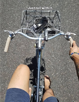 Just roll with it |A2 card with kraft envelope