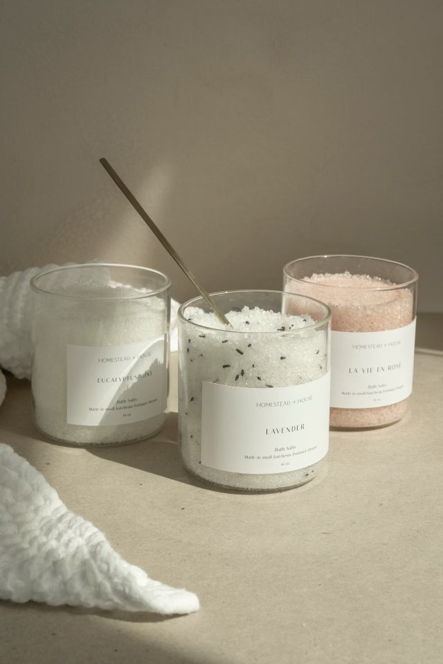 Bath Salt 16 oz jar | Bath Salt Soak | Spa Gift | Relaxing Salts