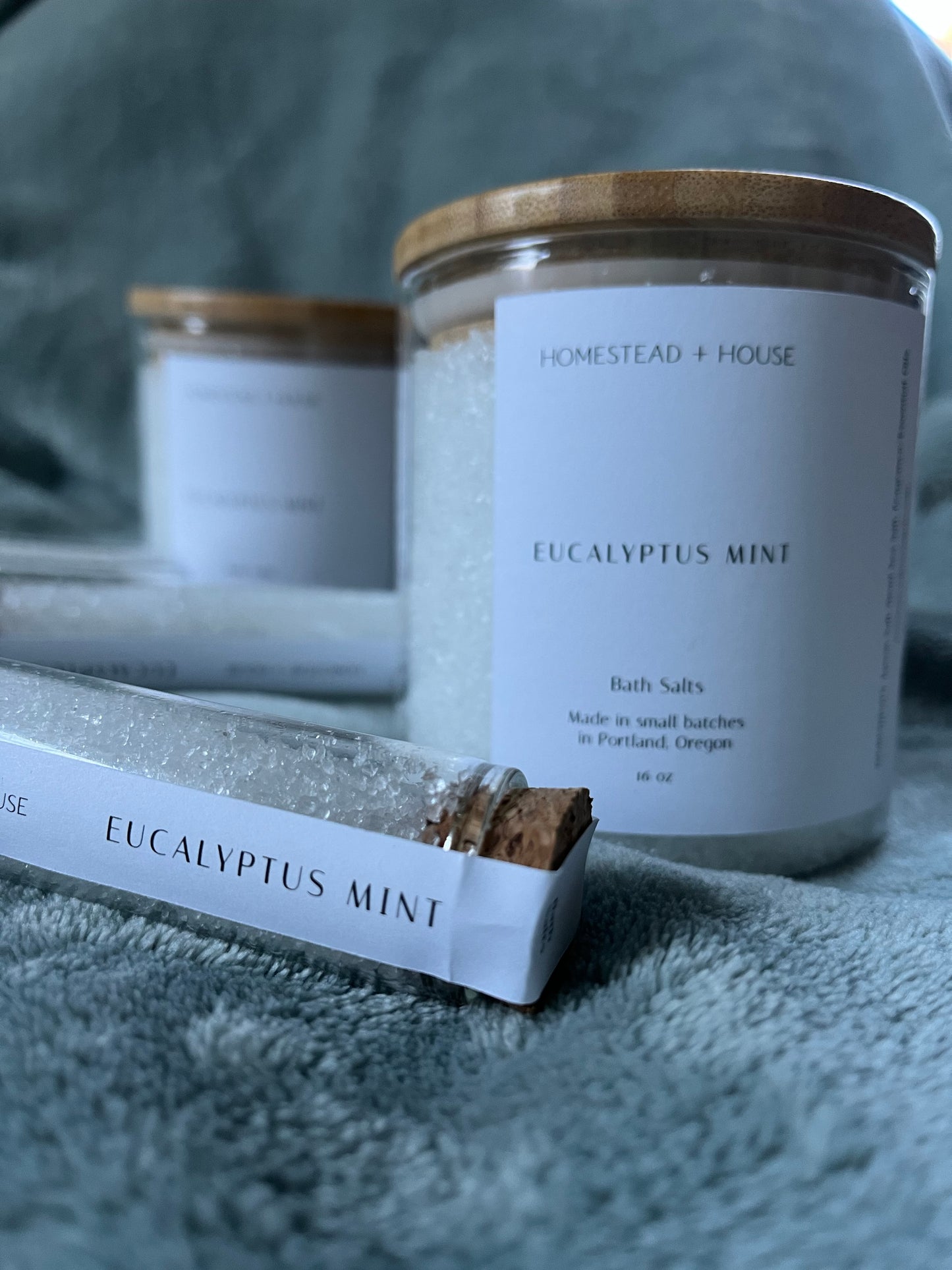 Bath Salt Jars 16 oz