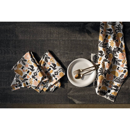 Myth Cotton Block Printed Napkins - Set of 4