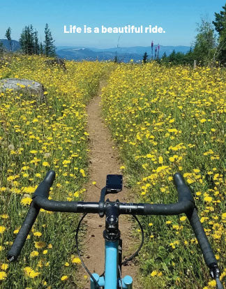 Life is a beautiful ride | A2 card with kraft envelope