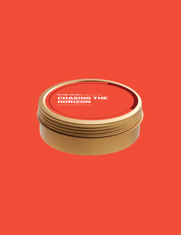 Chasing the Horizon 4oz Travel Tin Candle | Non-toxic Candle with Wooden Wick