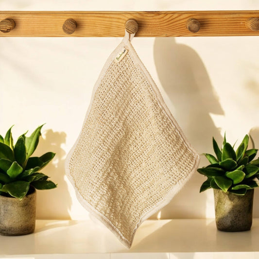 Sisal Exfoliating Body Towel – Natural Bath & Shower Scrub