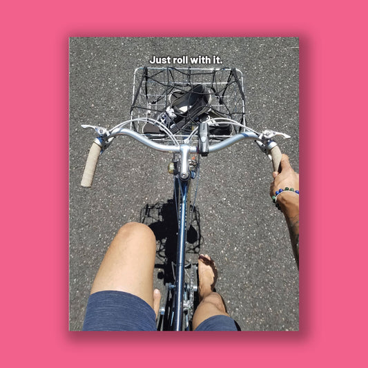 Just roll with it |A2 card with kraft envelope