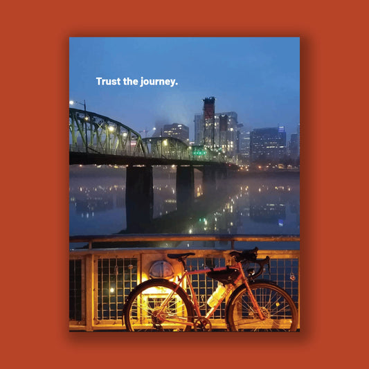 Trust the journey | A2 card with kraft envelope